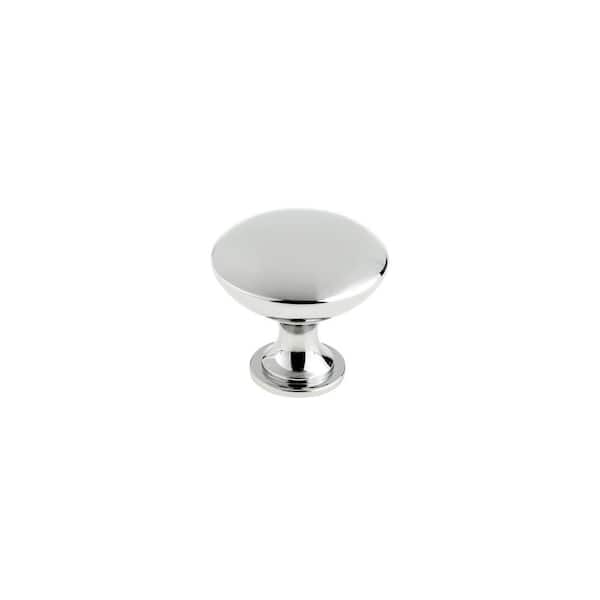 Richelieu Hardware Copperfield Collection 1-9/16 in. (40 mm) Chrome Functional Cabinet Knob