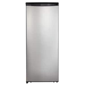 24 in. W 11.0 cu. ft. Freezerless Refrigerator in Stainless Steel, Counter Depth
