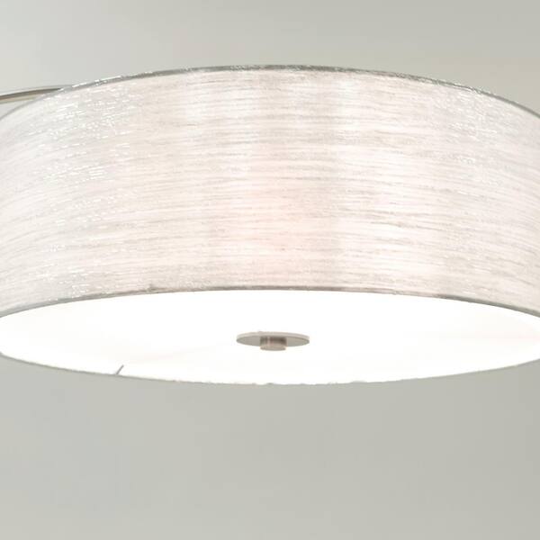 Yosemite Home Decor 67 In Arc Floor Lamp Satin Steel With Starlight Weave Shade Pfl128sw Ss The Depot Decor 67 In Arc Floor Lamp, Stainless Steel Arc Floor Lamp
