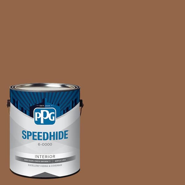 SPEEDHIDE 1 gal. PPG1081-7 Copper Pot Satin Interior Paint