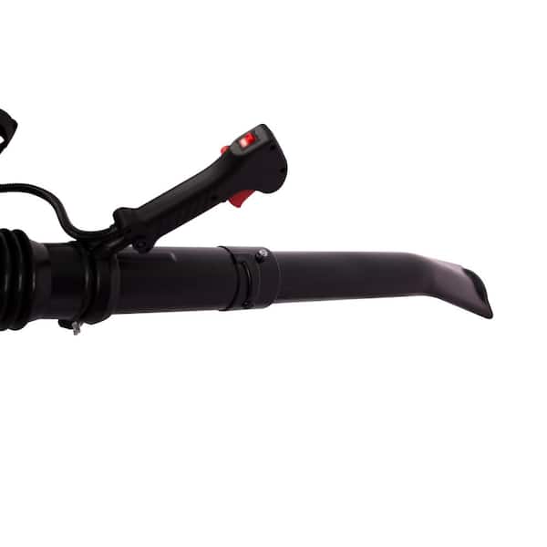 Afoxsos HDMX1589 Black and Red 530 CFM 52cc 2-Cycle Gas Backpack Leaf Blower with Extension Tube - 3