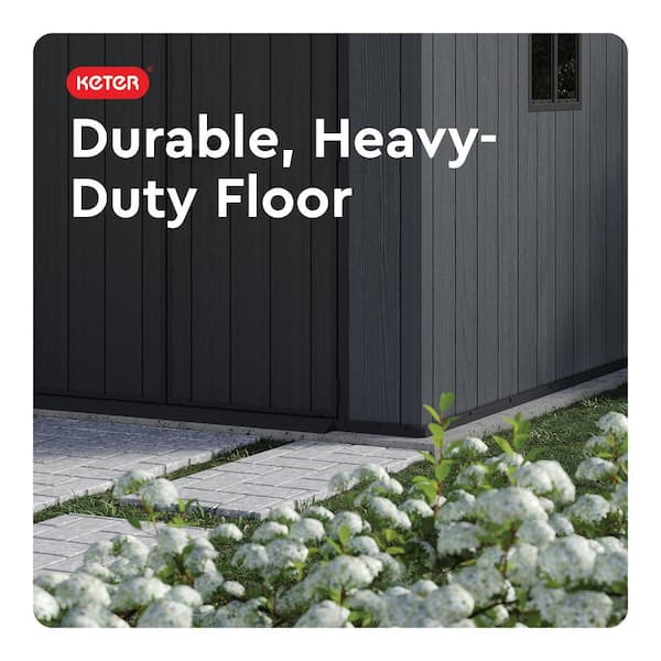 Keter Newton Plus 7.5 ft. W x 9 ft. D Durable Resin Plastic