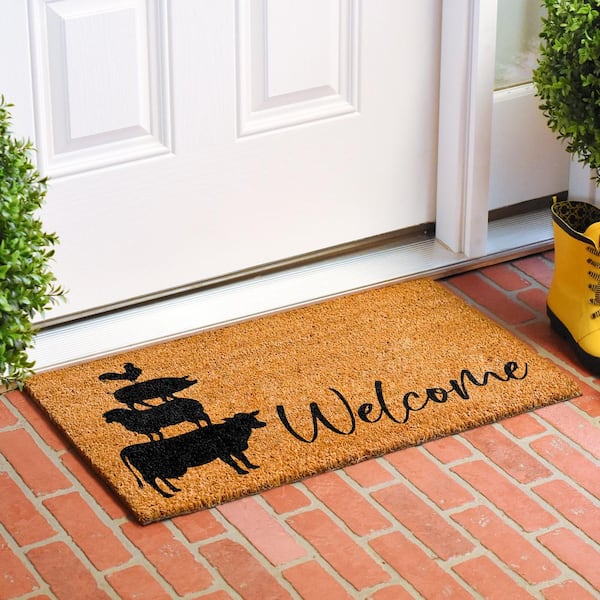 Farmhouse animals Doormat 17" x 29"