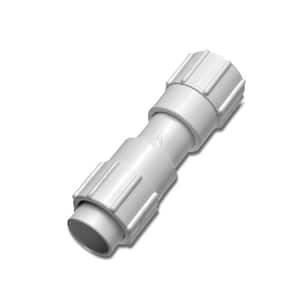 1/2 in. White PVC Kwik Repair Connector Coupling