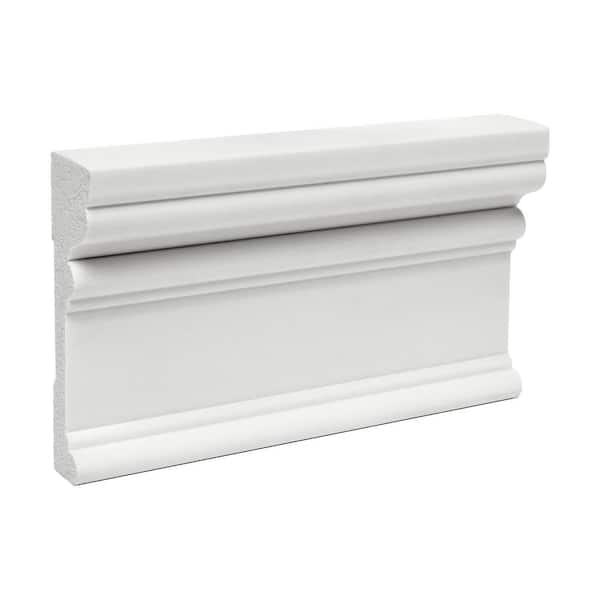 American Pro Decor RB03 1-1/8 in. x 3-5/8 in. x 6 in. Long Recycled Polystyrene Door and Window Casing Moulding Sample