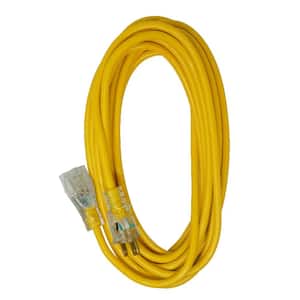 10 ft. 16/3 SJEOW Outdoor Heavy-Duty T-Prene Extension Cord with Power Light Plug