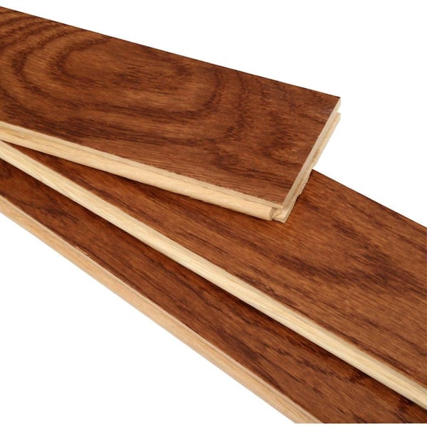 Bruce Plano Saddle Oak 3/4 in. T x 3-1/4 in. W Smooth Solid
