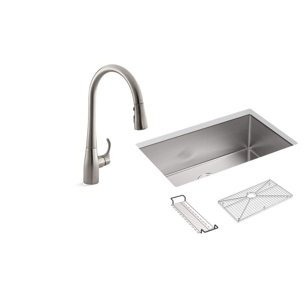 Stainless Steel Kohler Undermount Kitchen Sinks 5409 Na 596 Vs 64 1000 
