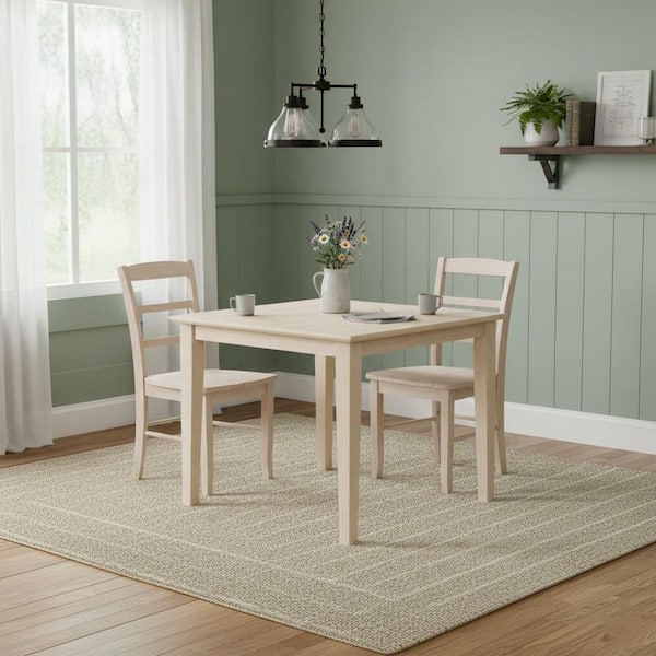 International Concepts Unfinished Shaker Dining Table