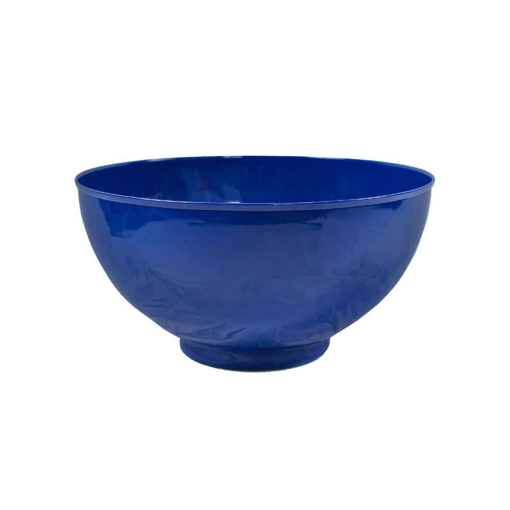 16 in. W Decorative Pots, 8 in. H Round French Blue Iron Bowl Planter, Indoor Outdoor Use, Garden Accent price history on PriceWatchPro