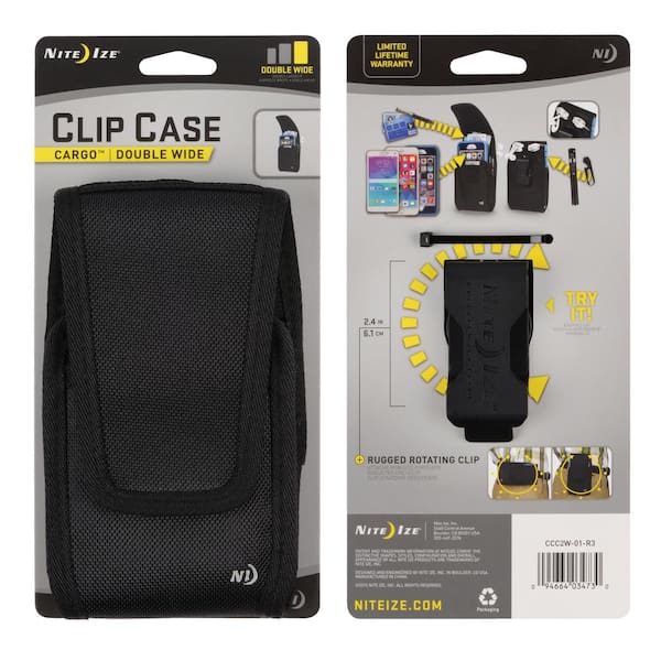 Clip Case Horizontal Universal Phone Holster - XXL - USA Patch
