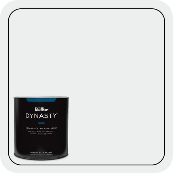BEHR DYNASTY 1 qt. #PWN-16 Day Spa Satin Enamel Interior Stain-Blocking Paint and Primer