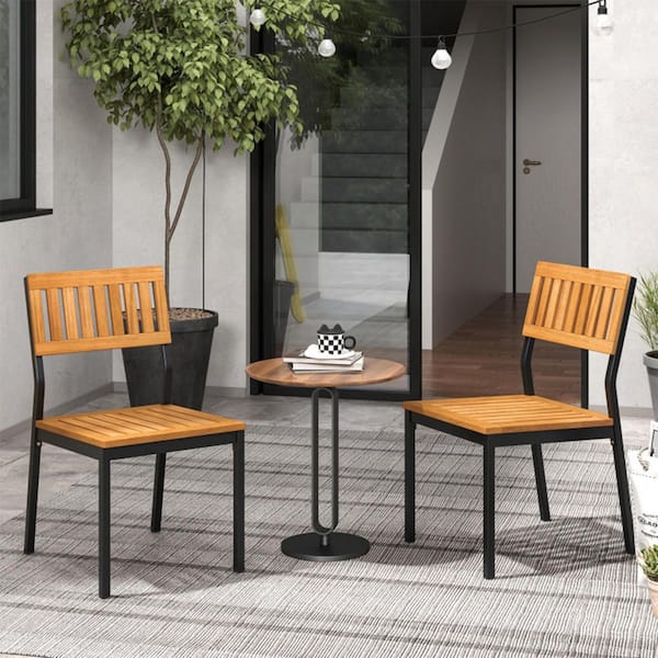 Bolero Contemporary Dining Chair (Natural) – 2er Set, Stabiles Birkengestell Mit Rutschfesten Füßen