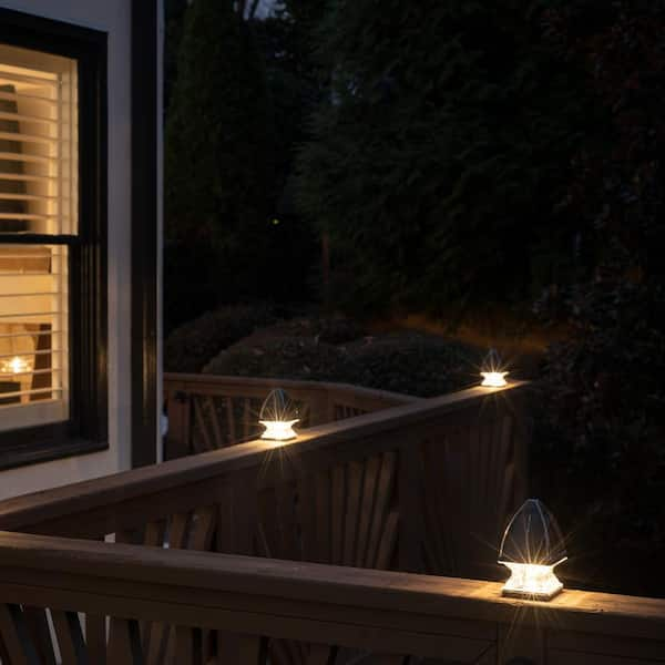 Best solar deck post deals cap lights