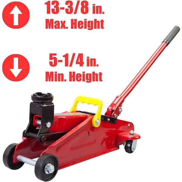 Big Red T82040 2-Ton Trolley Floor Jack with 2-Ton Jack Stands and Shop Creeper - 2