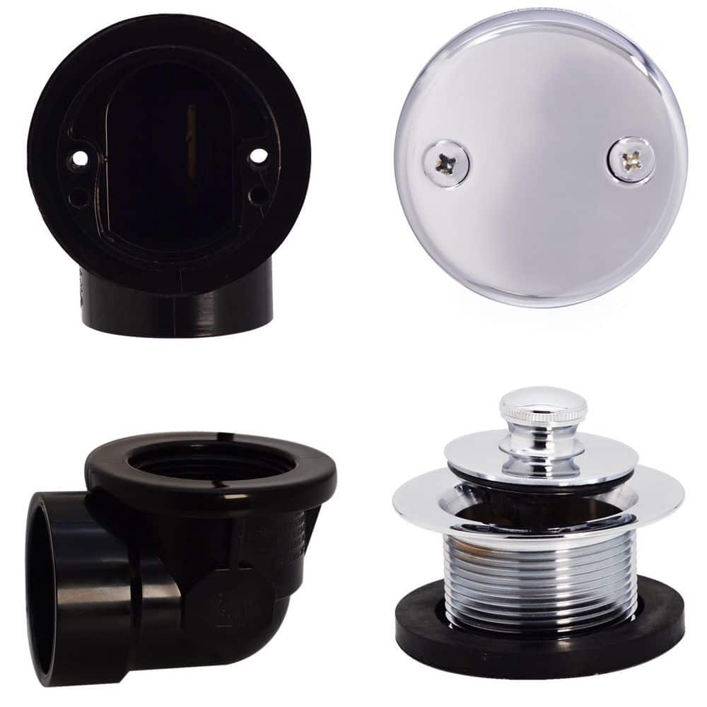1-1/2 in. Pull and Drain Schedule 40 ABS Plumber's Pack with 2-Hole Elbow, Polished Chrome price history on PriceWatchPro