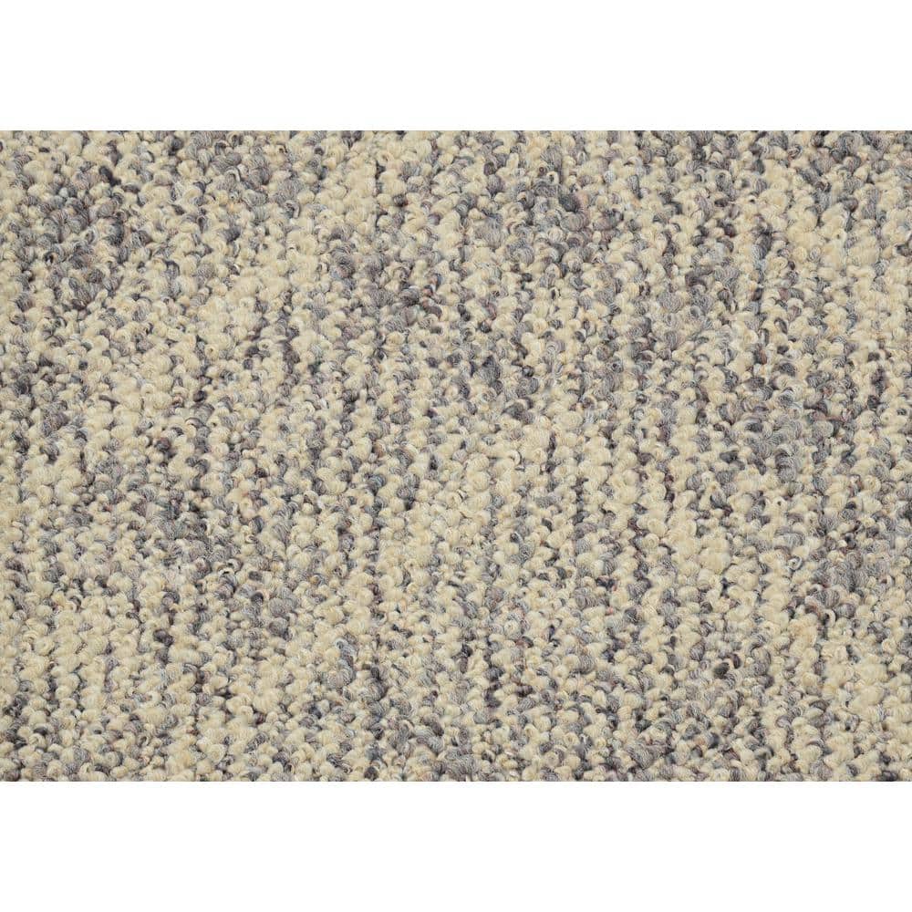 Garland 12' Square Gray Polypropylene Stain-Resistant Area Rug