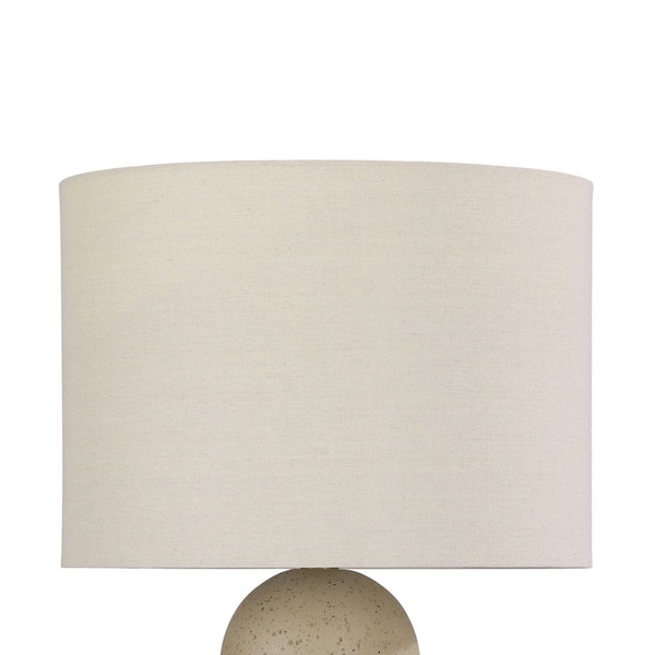 Pair of 24.7 in. Light Coffee Bedside Table Lamp with Empire Shade