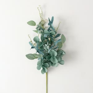 Artificial 28 in. Eucalyptus and Foliage Spray, Blue Green