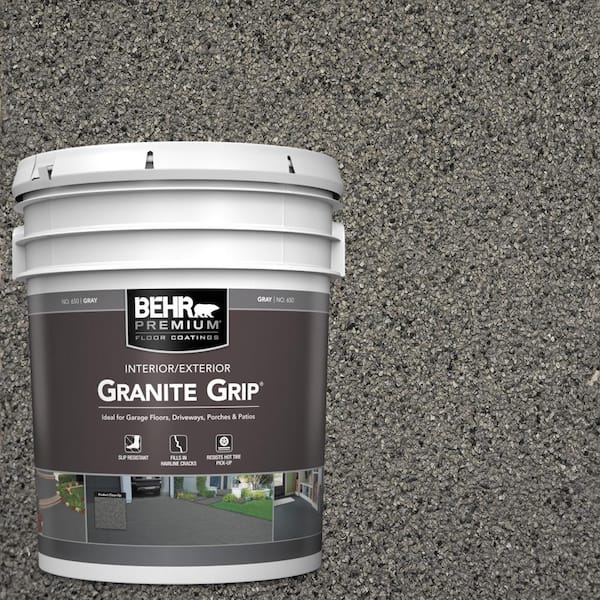 BEHR PREMIUM 5 gal. #GG-18 Mission Olive Decorative Flat Interior/Exterior Concrete Floor Coating