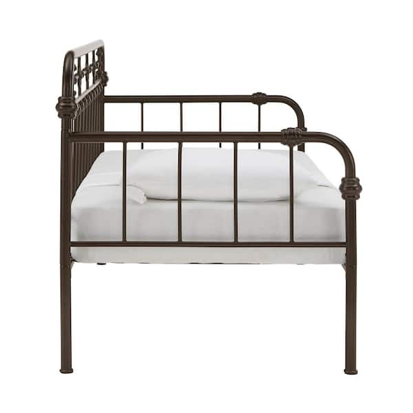 HomeSullivan Antique Dark Bronze Metal Twin Size Daybed 40416 DK