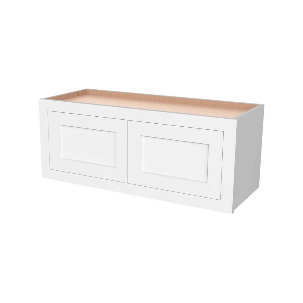 36 in. W x 13.5 in. D x 18 in. H Ready to Assemble Standard Wall Kitchen Cabinet in Beige Full Overlay Design price history on PriceWatchPro