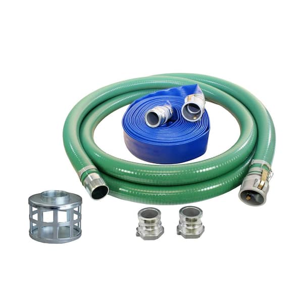 Stanley 3 in. Trash Water Pump Hose Kit with Quick Connects