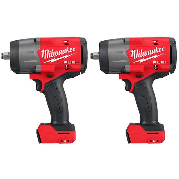 Milwaukee M18 FUEL 18V Lithium-Ion Brushless Cordless 1/2 in. Impact Wrench with Friction Ring (2-Tool)
