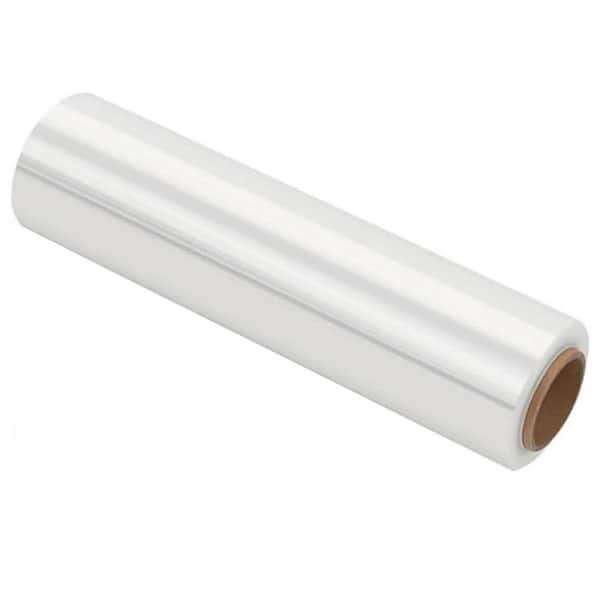 Heavy Duty Stretch Wrap Film Clear 11.8 in. x 500 ft. Self Adhering Packing Roll for Moving Furniture Pallets