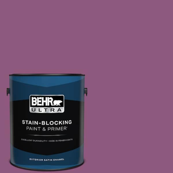 BEHR ULTRA 1 gal. #PPU1-18 Peru Satin Enamel Exterior Paint & Primer