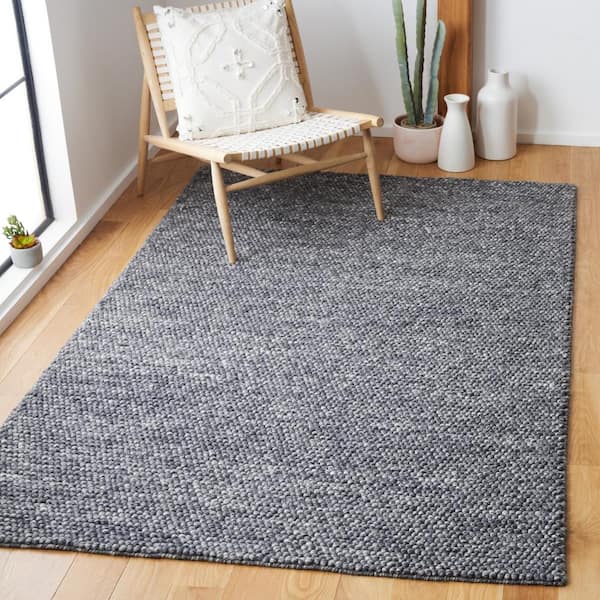 Natura Dark Gray 6 ft. x 6 ft. Gradient Square Area Rug