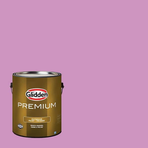 Glidden Premium 1 gal. PPG1251-5 Moorland Heather Semi-Gloss Exterior Paint