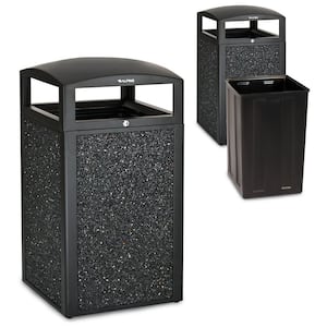 Alpine Industries 55 gal. Gray Stone All-Weather Vented Outdoor