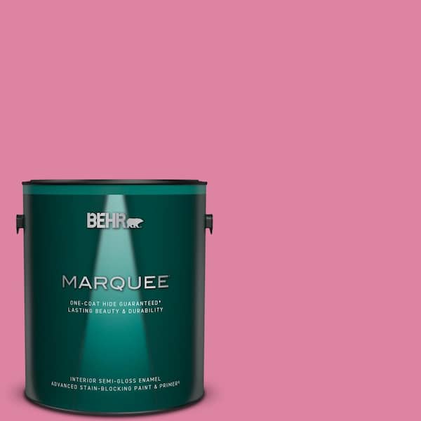 BEHR MARQUEE 1 gal. Home Decorators Collection #HDC-MD-10A Sweet Chrysanthemum Semi-Gloss Enamel Interior Paint & Primer