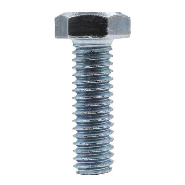 Crown Bolt 5/16 in.-18 tpi x 1 in. Zinc-Plated Hex Bolt 87096 - The Home  Depot