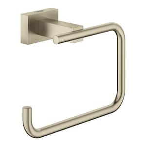 Essentials Cube Wall Mount Toilet Paper Holder in Brushed Nickel