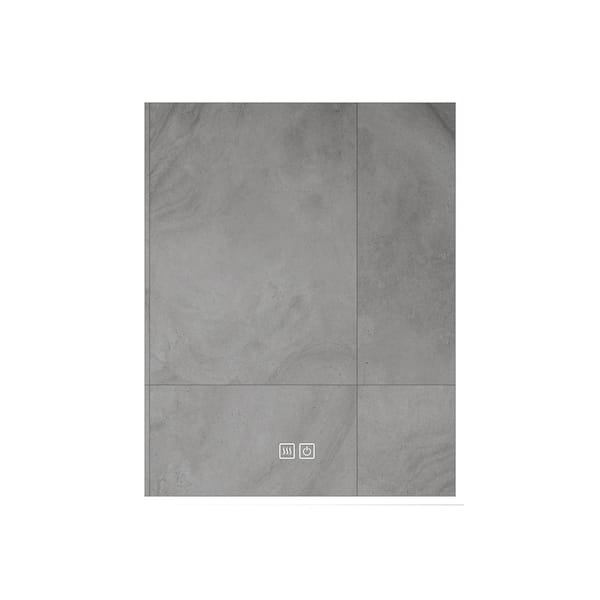 Unbranded 24 in. W x 30 in. H White Rectangle Aluminum Recessed or Surface Mount Medicine Cabinet, Medicine Cabinet with Mirror