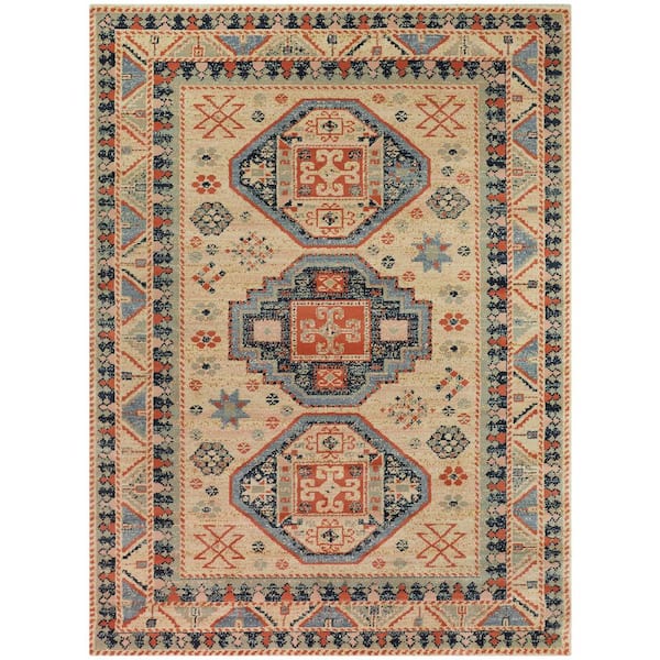 Home Decorators Collection Woven Treasures Cream 6 ft. x 9 ft