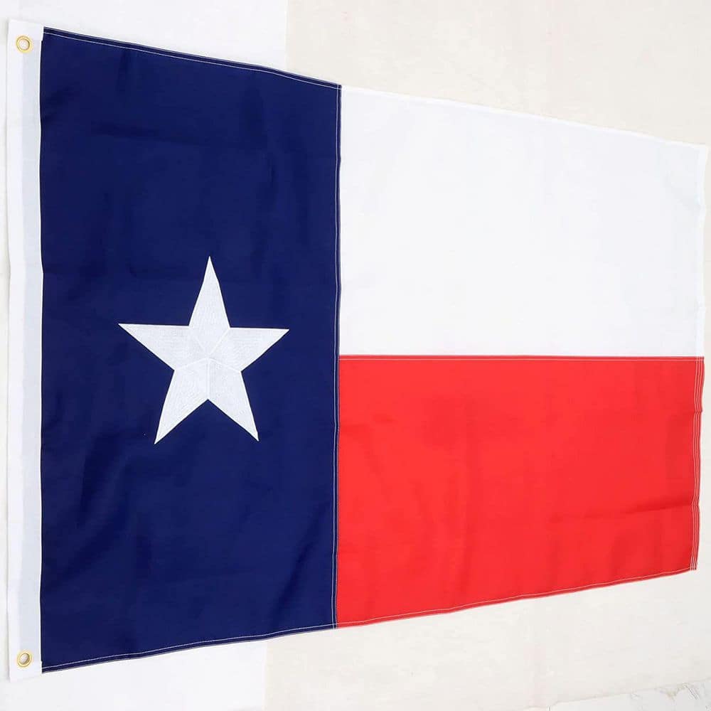 3 ft. x 5 ft. / 2 ft. x 3 ft. / 4 ft. x 6 ft. / 5 ft. x 8 ft. Embroidered Polyester Texas Flag with Brass Grommets price history on PriceWatchPro