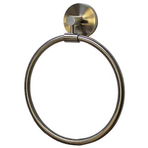 Neo Towel Ring in Brushed Nickel