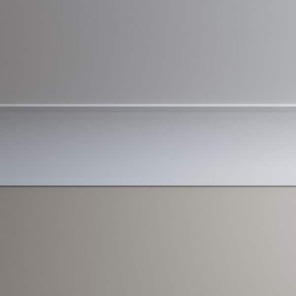 Ekena Millwork Faith 9.875 in. D x 14 in. W x 48 in. L Polyurethane Crown Moulding