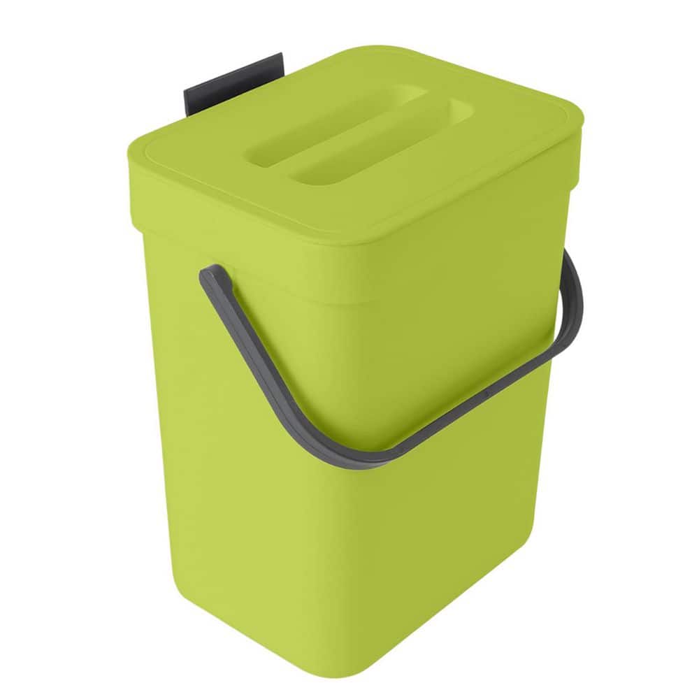Kitchen Compost Bin 0.8 Gal. with 100-Garbage Bags Hanging Trash Can for Countertops or Under Sinks Green price history on PriceWatchPro