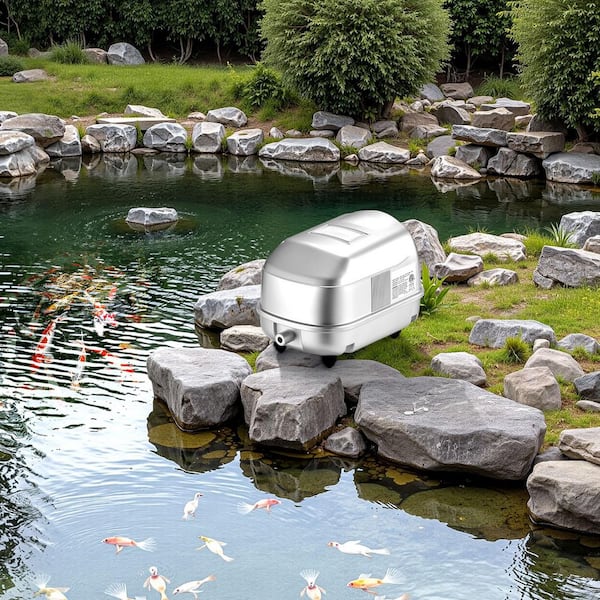 Linear Air Pump, 792.52 GPH, Septic Aerator for 8 ft. Deep Ponds, Tanks, Aquariums, Waste and Hydroponics, 2025 update