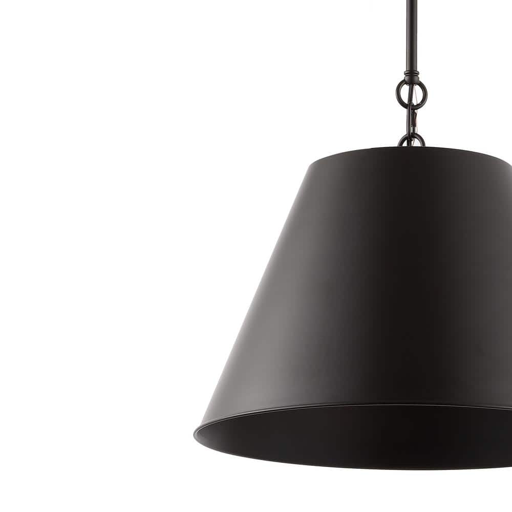 Henry 18" Industrial Farmhouse LED Pendant in Oil-Rubbed Bronze