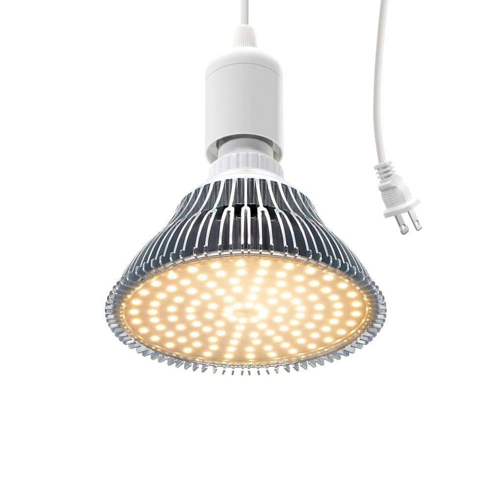 25-Watt Full Spectrum LED Hanging Grow Light with 16.4 ft. Power Cord and 3