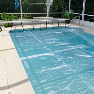 12 ft. x 24 ft. Rectangular Above Ground Pool Transparent Rectangular Solar Pool Cover