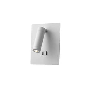 Dorchester 6-in 1 Light 12-Watt White Integrated LED Wall Sconce
