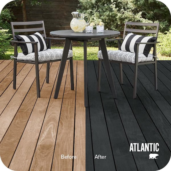 BEHR PREMIUM 5 gal. #ST-101 Atlantic Semi-Transparent