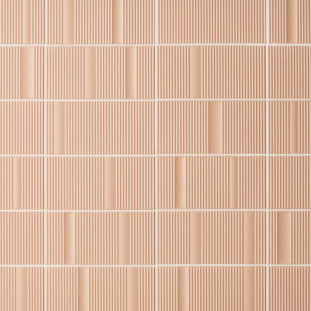 Clay 8'' x 16'' Matte Ceramic Wall Tile