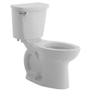Cadet Pro 10 in. 2-Piece 1.6 GPF Single Flush Elongated Toilet in White Seat Not Included